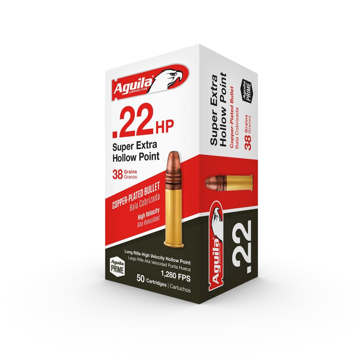 aguila super extra hv hp 22lr 38gr