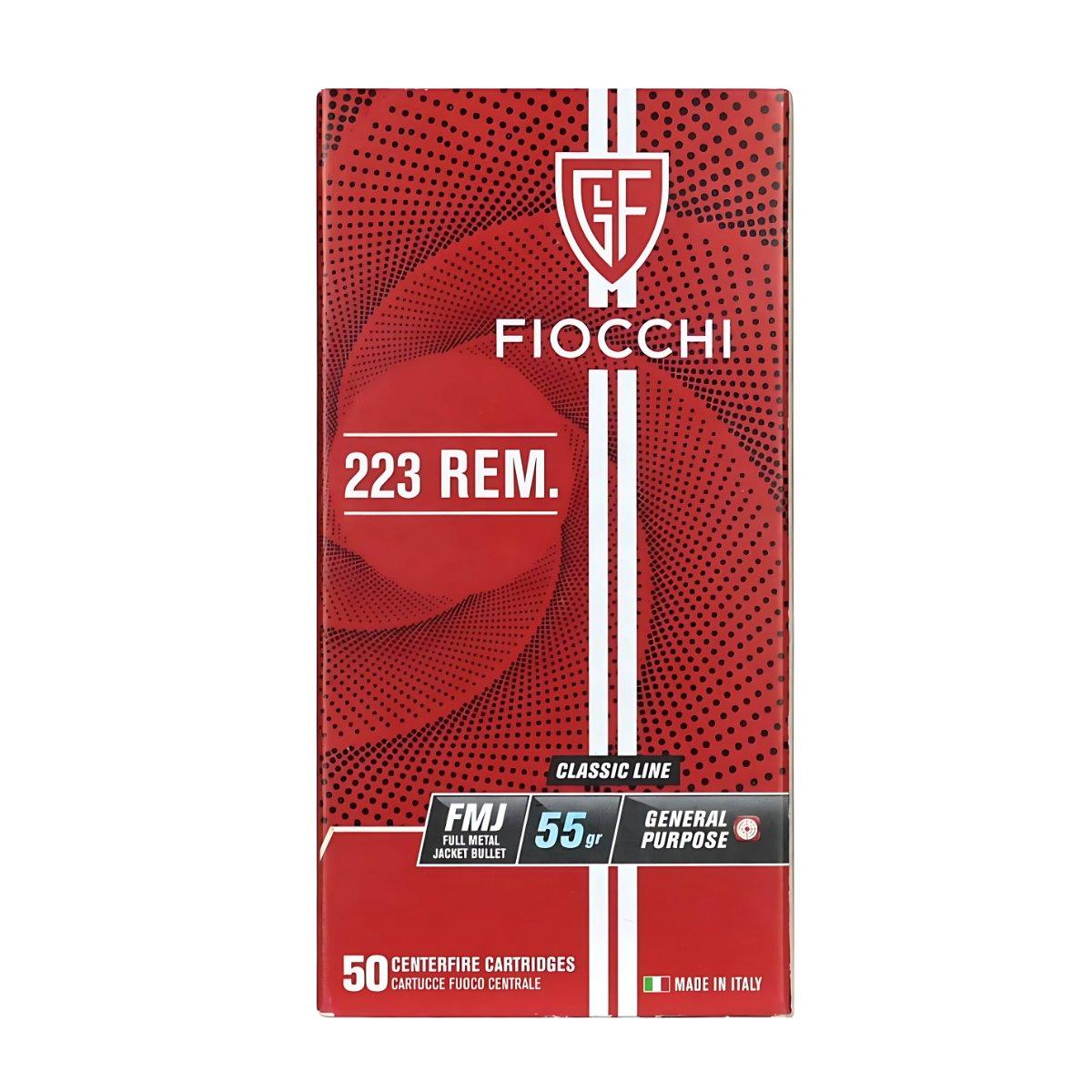 fiocchi 223 rem 55gr fmj