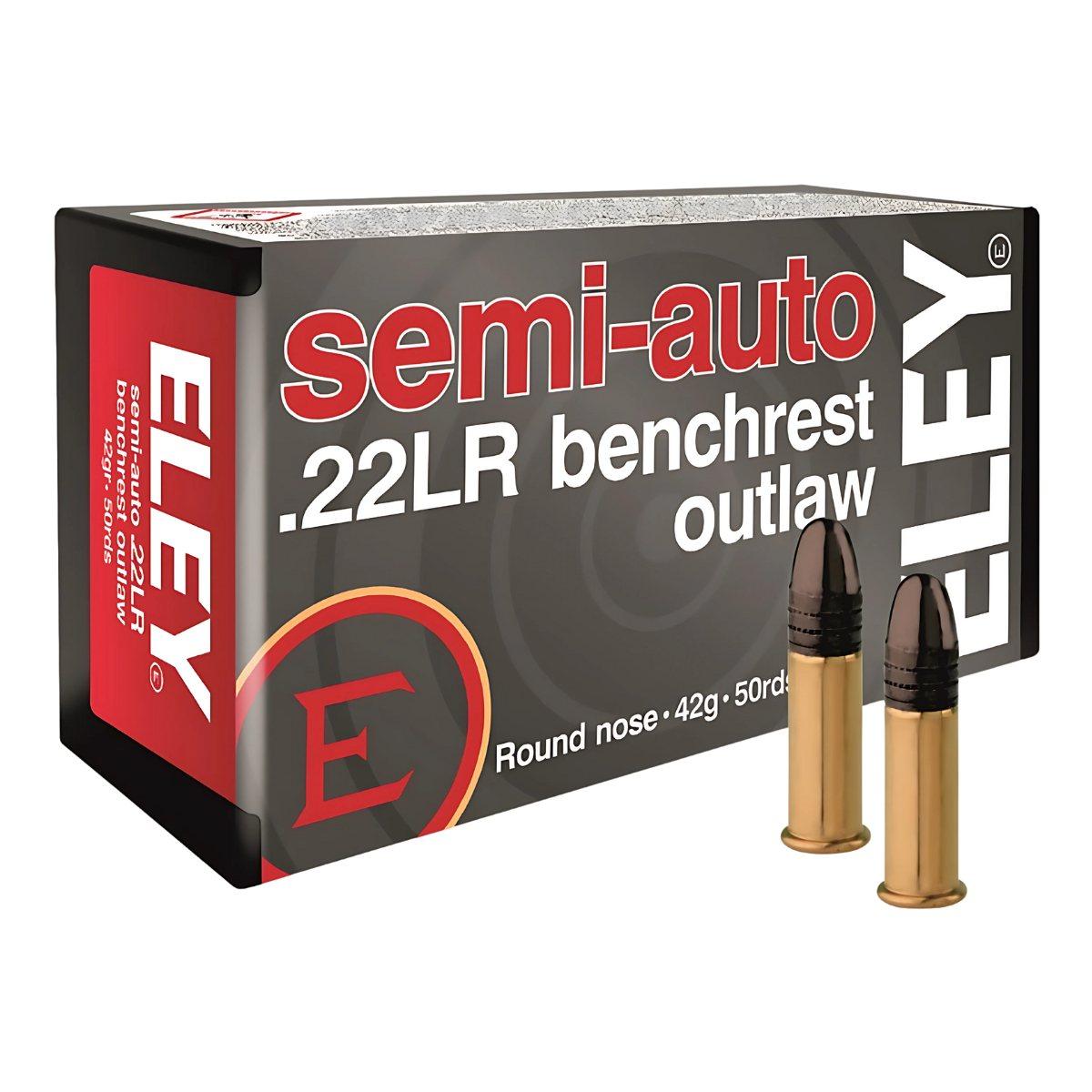 eley benchrest outlaw 22 lr 40gr