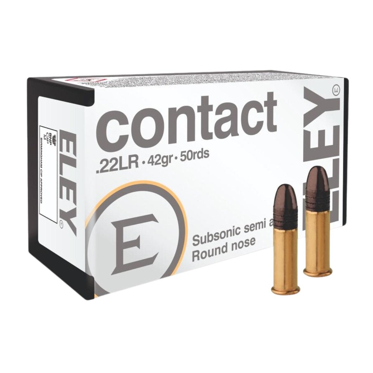 eley contact subsonic 22 lr 42gr
