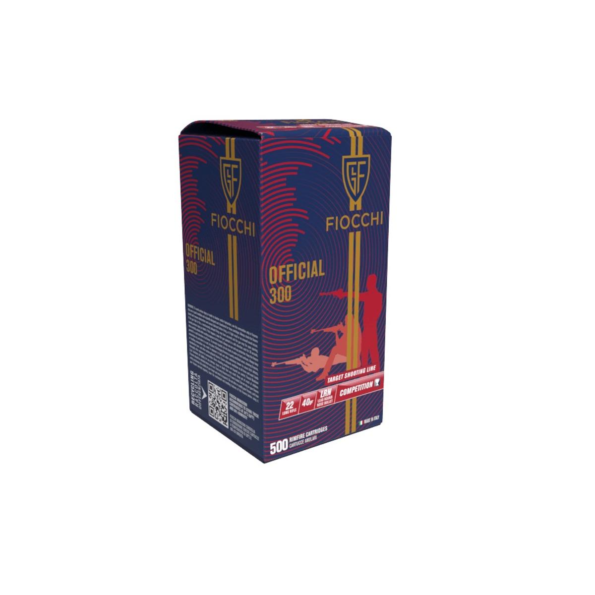 fiocchi official 300 22 lr 40gr