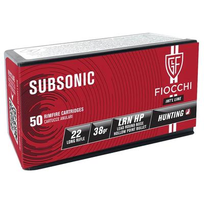 Fiocchi Subsonic HP .22 LR...