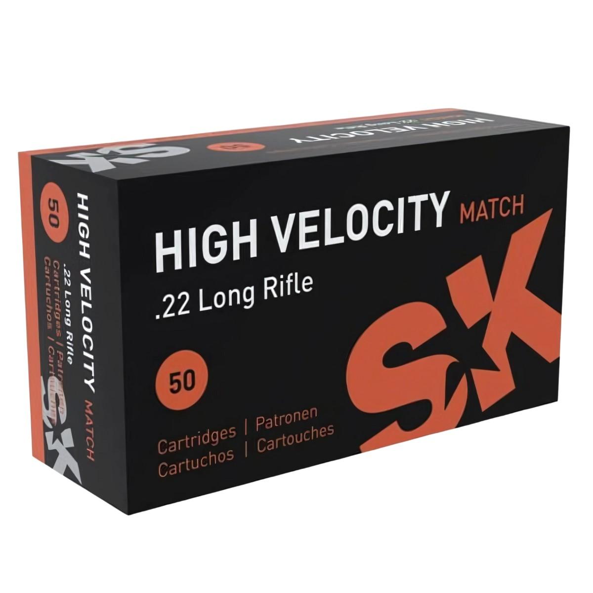 22 lr sk high velocity match 40gr 2 59g 420137