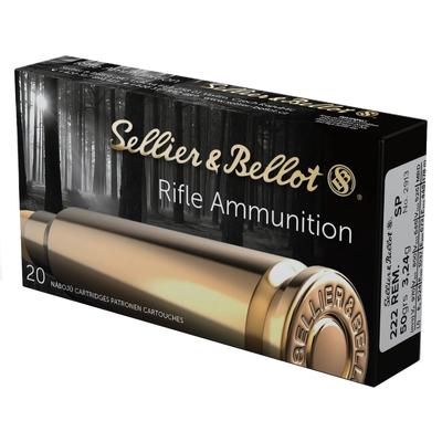 222 rem sellier bellot sp 50gr 3 24g