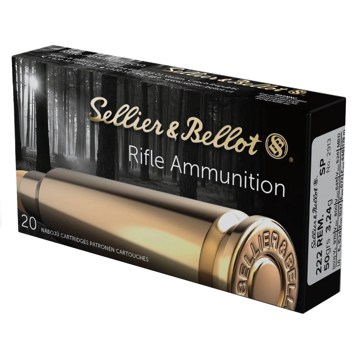 222 rem sellier bellot sp 50gr 3 24g