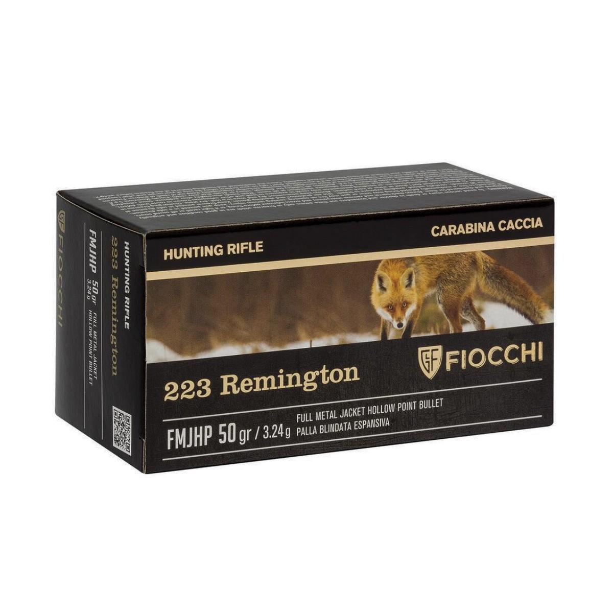 223 rem fiocchi fmj hp 50gr