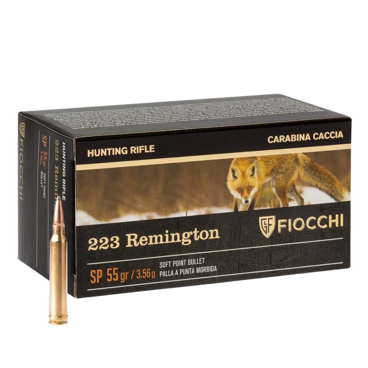 223 rem fiocchi sp 55gr 3 56g