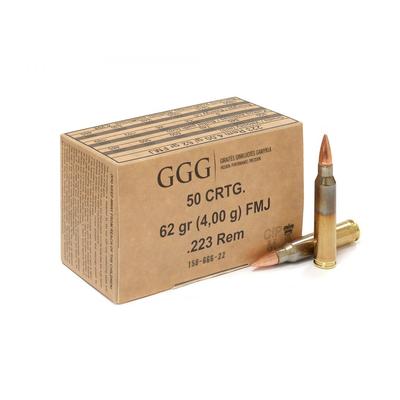 .223 Rem GGG FMJ 62gr