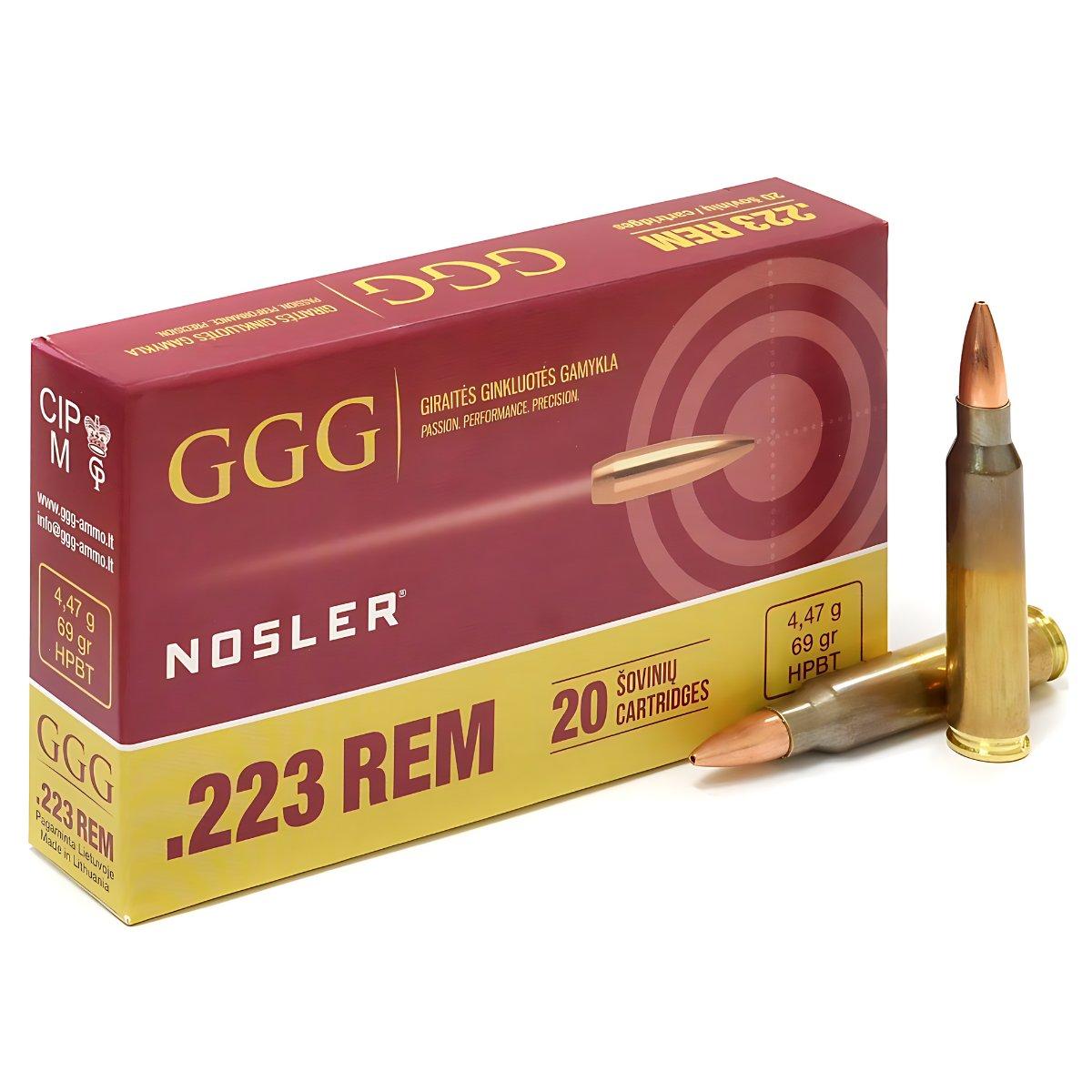 ggg 223 rem 69gr hpbt nosler