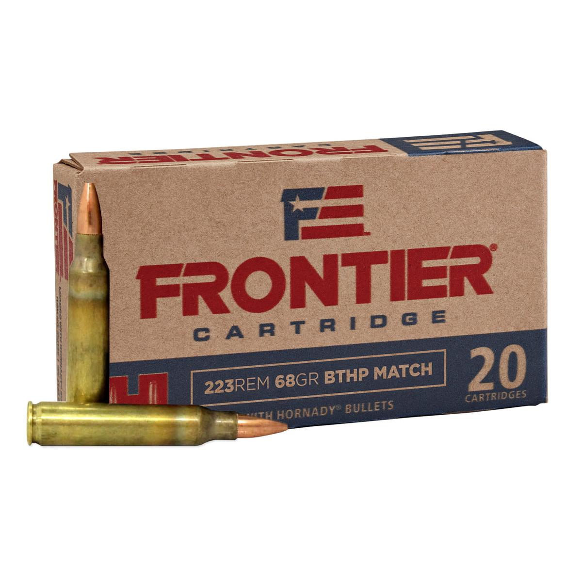 hornady bthp frontier 223 rem 68gr fr160