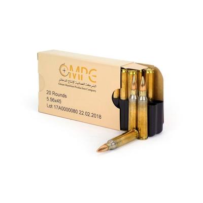 223 rem 5 56x45mm ompc fmj 55gr