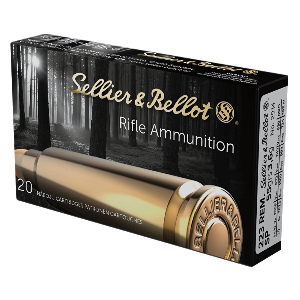 sellier bellot 223 rem 55gr sp