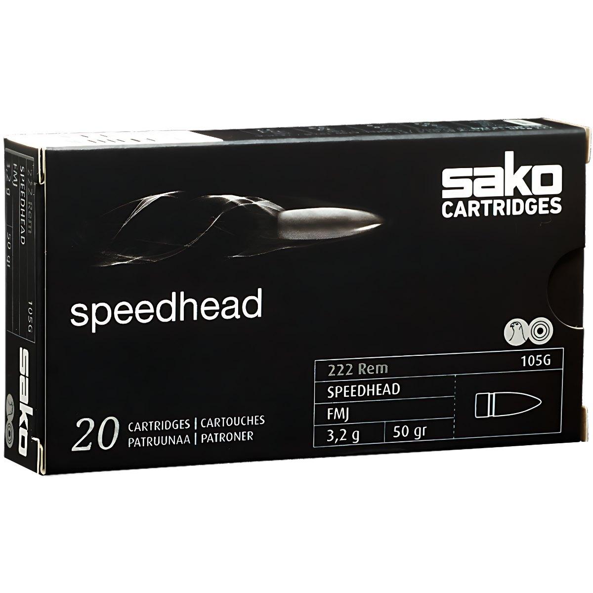 sako fmj speedhead 223 rem 3 2g 50gr 105g