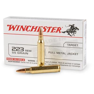 Winchester .223 Rem 55gr FMJ
