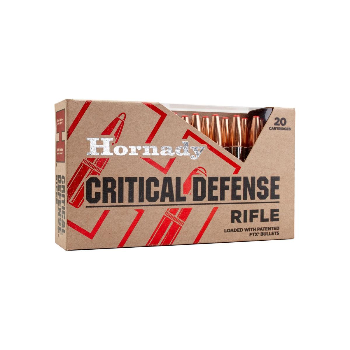 223 rem hornady ftx critical defense rifle 55gr 3 6g 80270