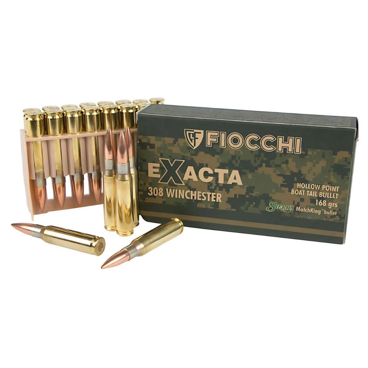 fiocchi exacta 308 win 168gr hpbt