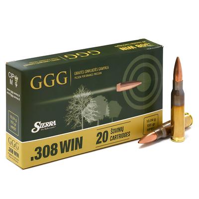 GGG .308 Win 155gr HPBT Sierra