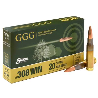 GGG .308 Win 168gr HPBT -...
