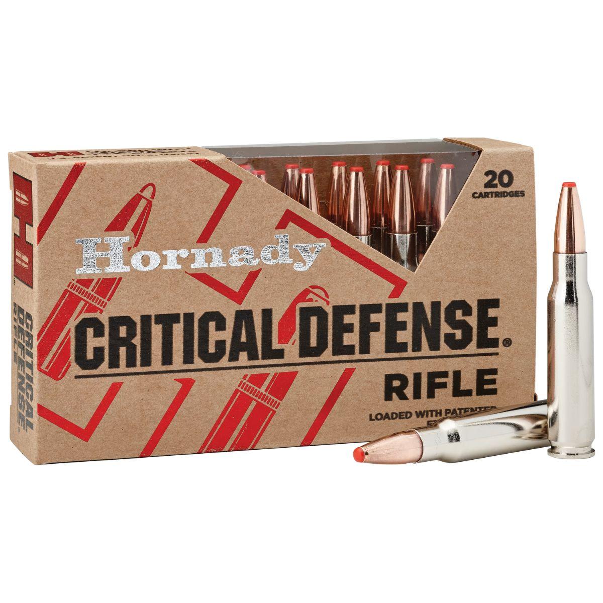 hornady ftx critical defense rifle 308 win 155gr 80920