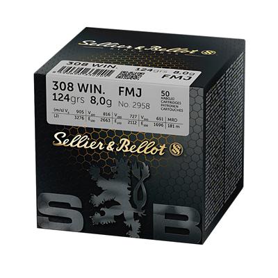 Sellier&Bellot .308 Win 8g FMJ