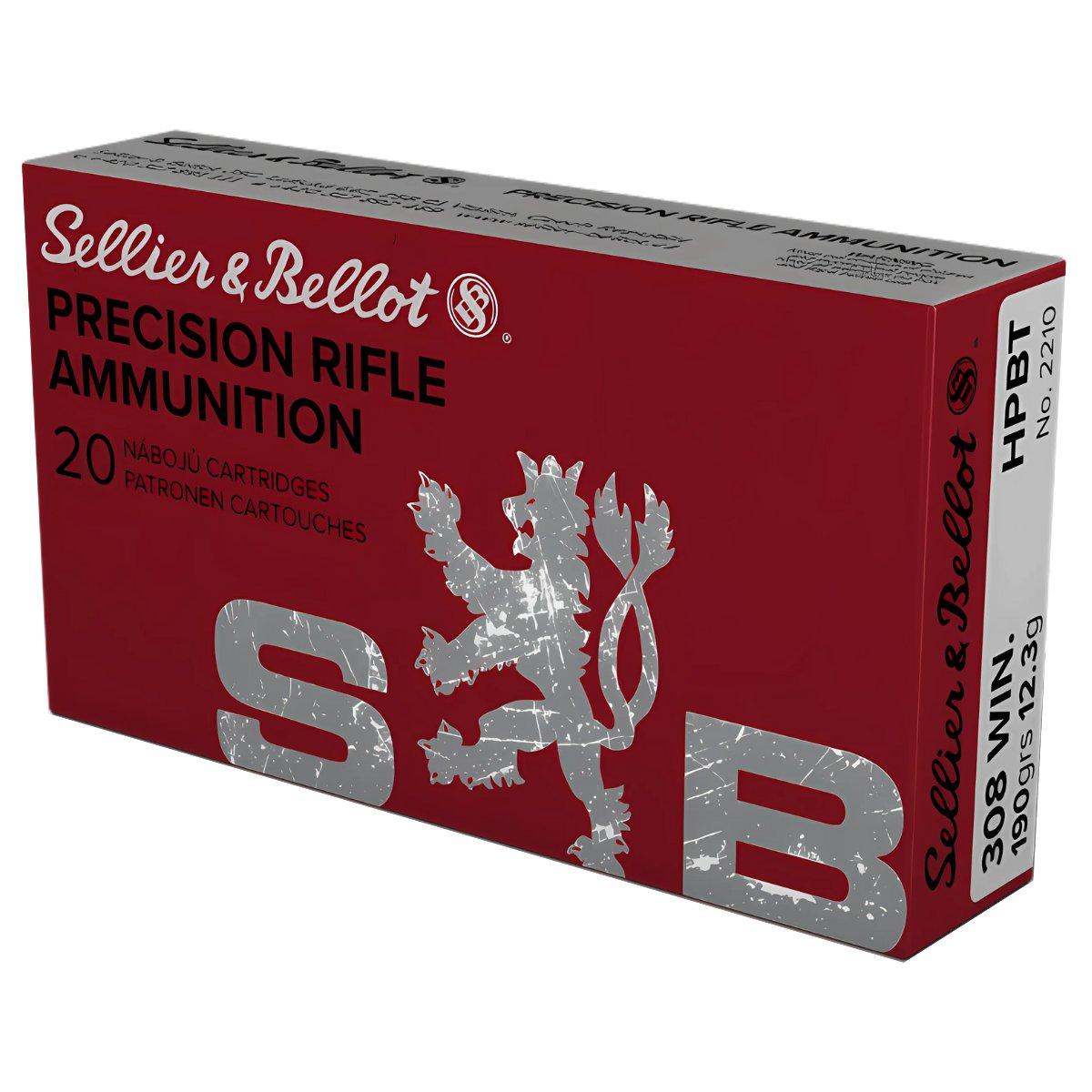 amunicja 308 win sellier bellot 190gr 12 3g hpbt adr 1 4s un0012 op 20szt