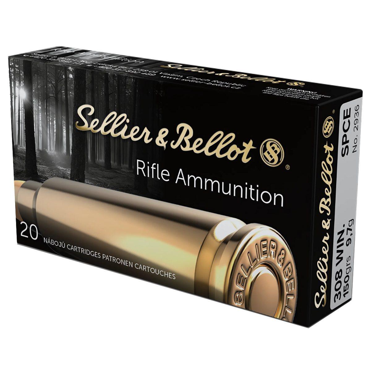 amunicja 308 win sellier bellot spce 150gr 9 7g adr 1 4s un0012 op 20szt