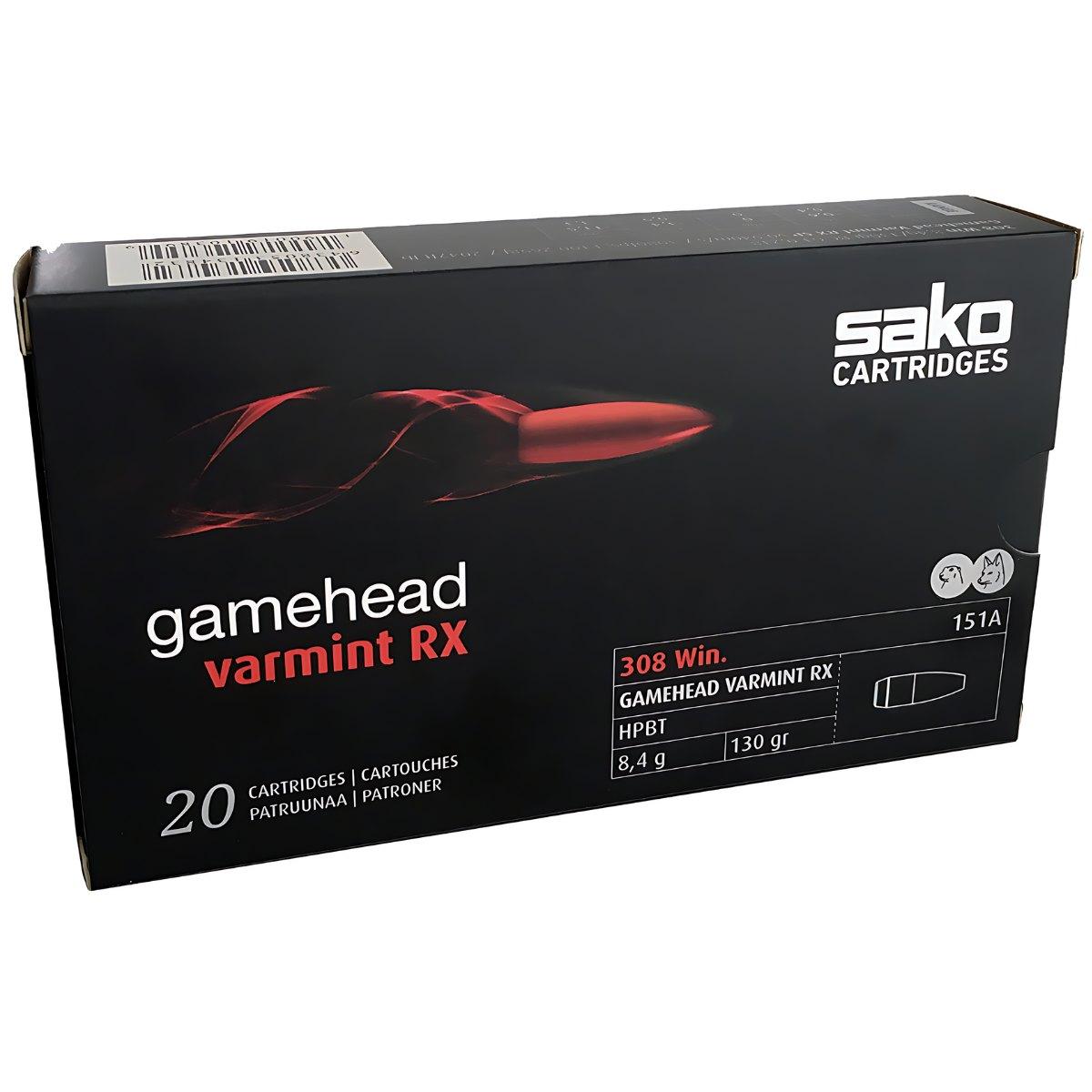 sako hpbt gamehead varmint rx 308 win 8 4g 130gr 151a