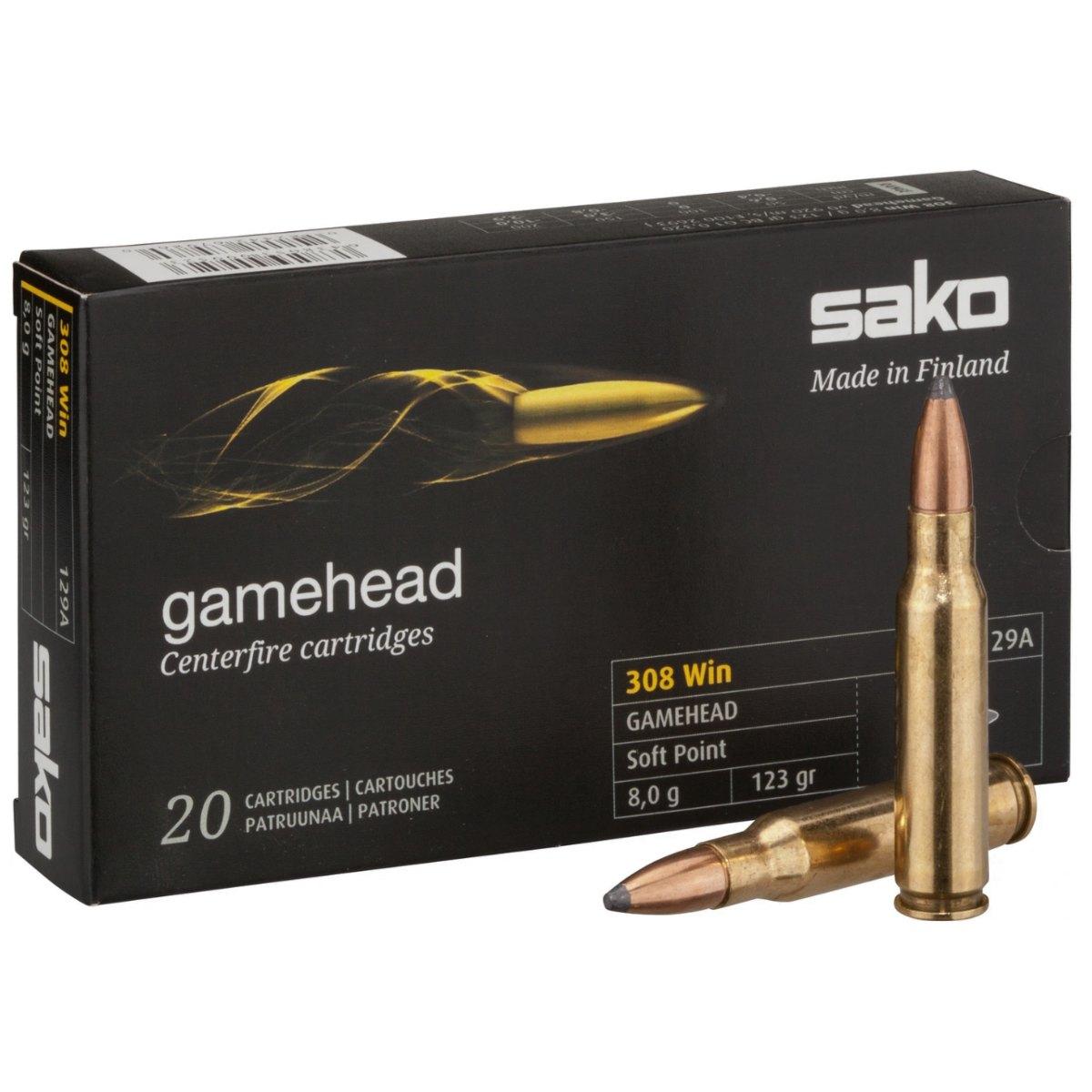 sako soft point gamehead 308 win 8 0g 123gr 129a