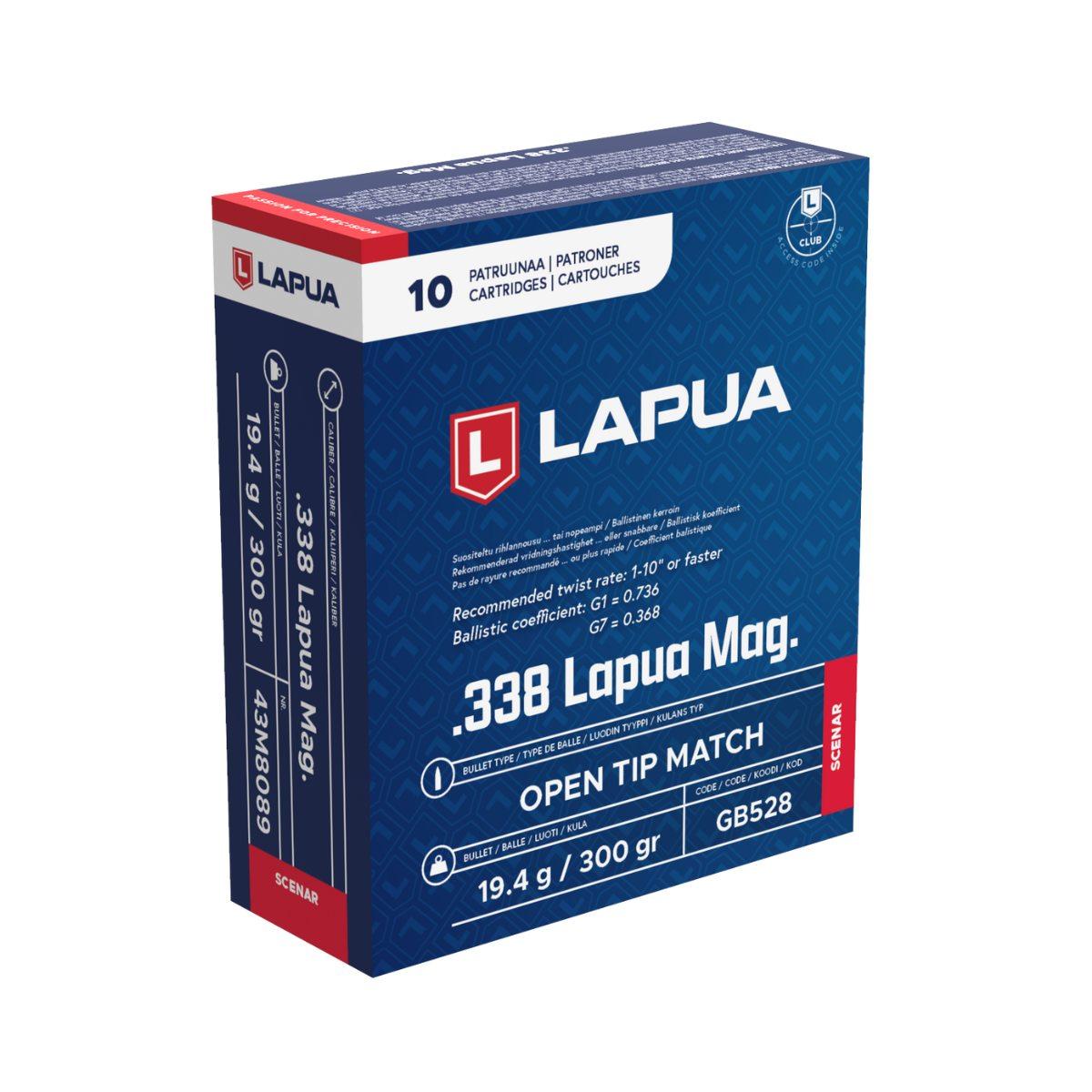 lapua otm scenar 338 lapua magnum 300gr