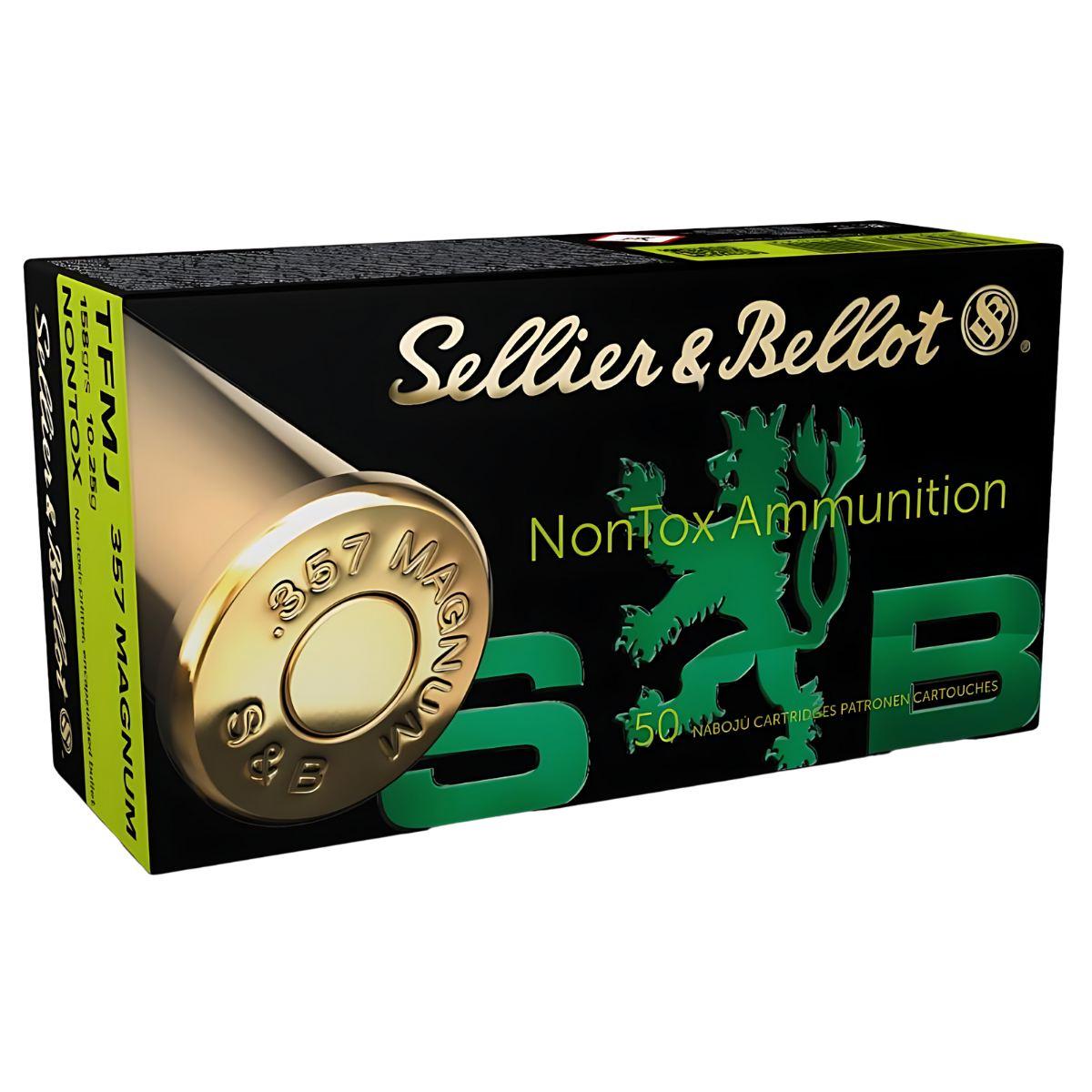 sellier bellot 357 magnum nontox 10 25g fmj