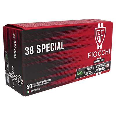 Fiocchi .38 Spec. FMJ 158gr