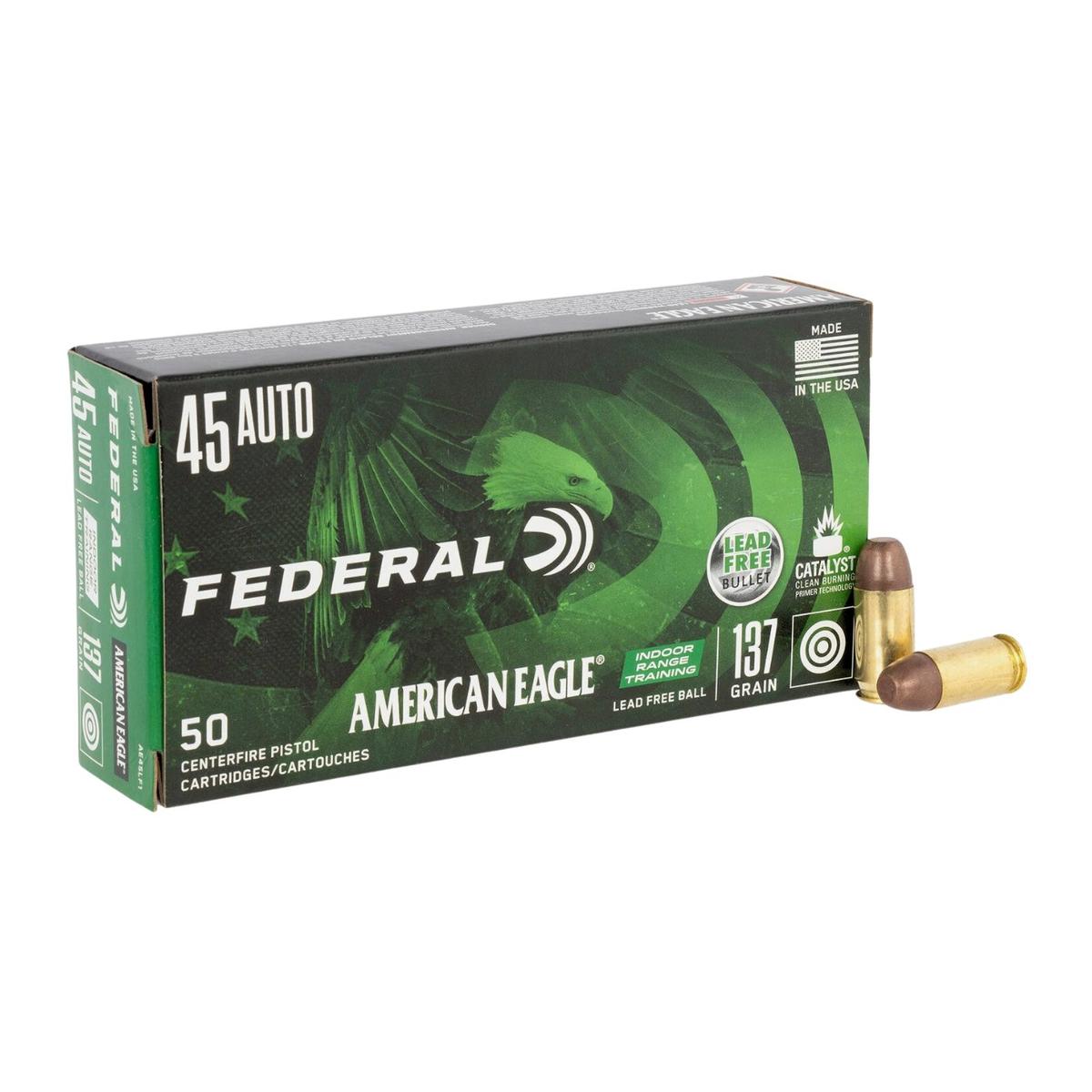 federal lead free 45 acp 137gr