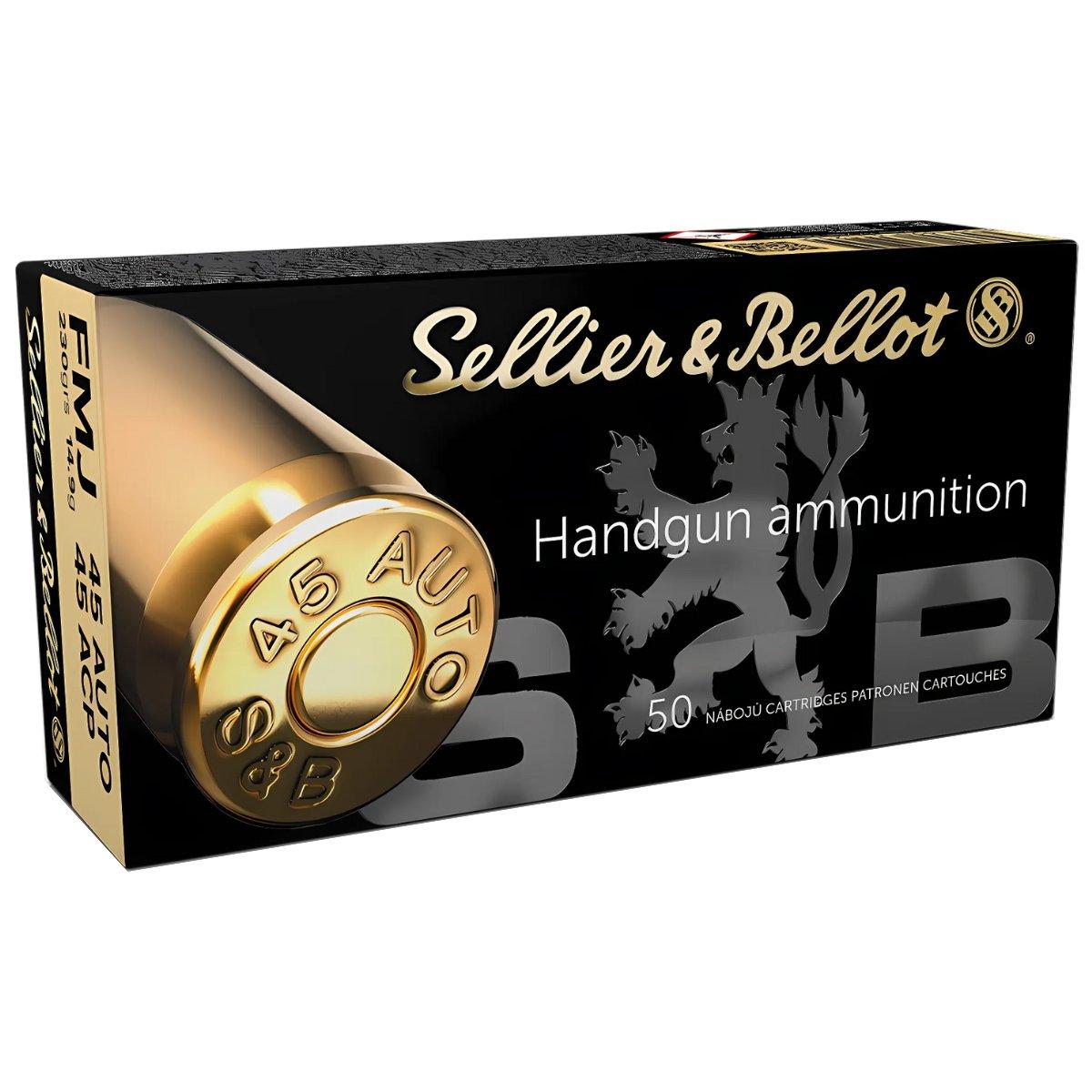 sellier bellot 45 acp 14 9g fmj