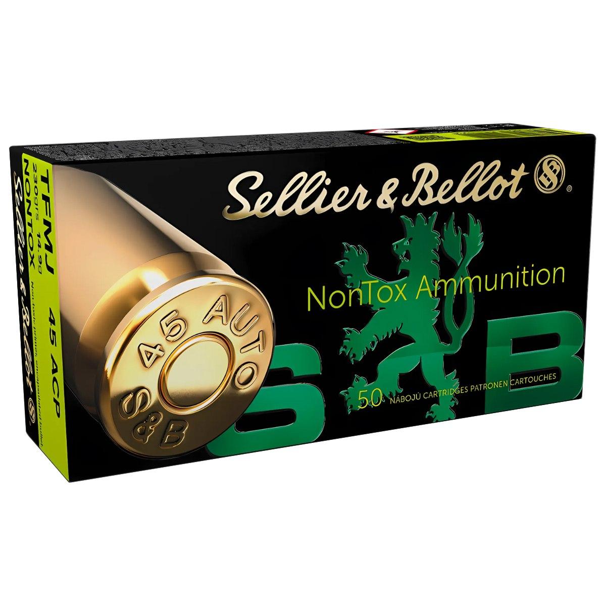 sellier bellot 45 acp 14 9g nontox tfmj