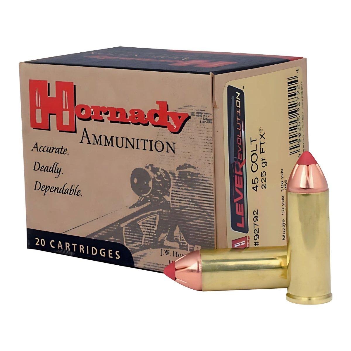 hornady ftx leverrevolution 45 colt 225gr 92792