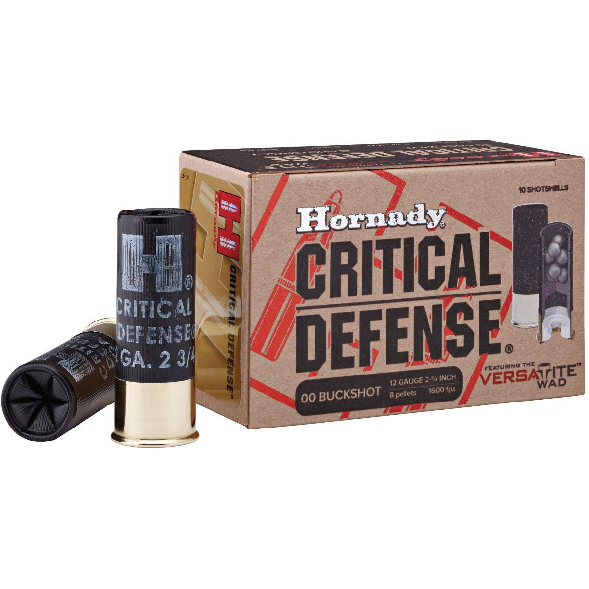 hornady buckshot loftka critical defense 12 70 86240