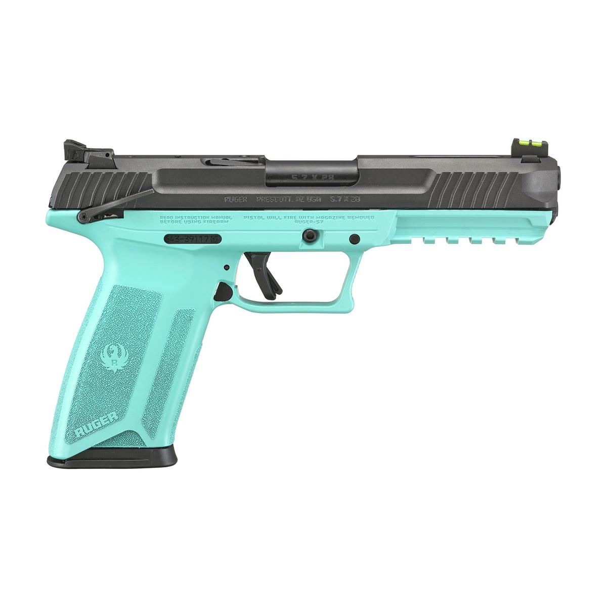 ruger 5 7 turquoise 16405