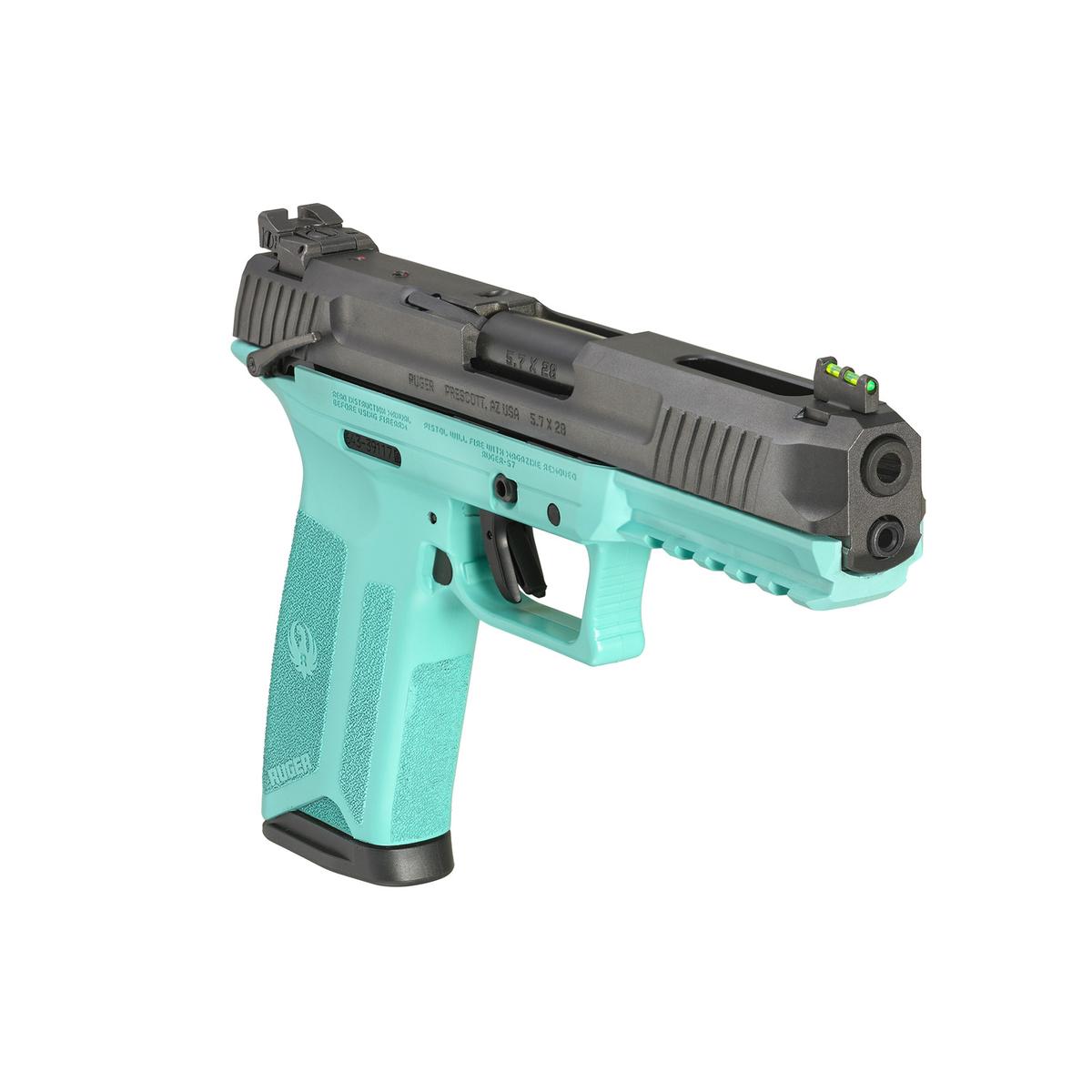 ruger 5 7 turquoise 16405