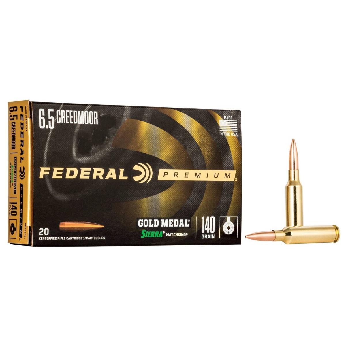 federal gold medal sierra 6 5 creedmoor 140gr 9g