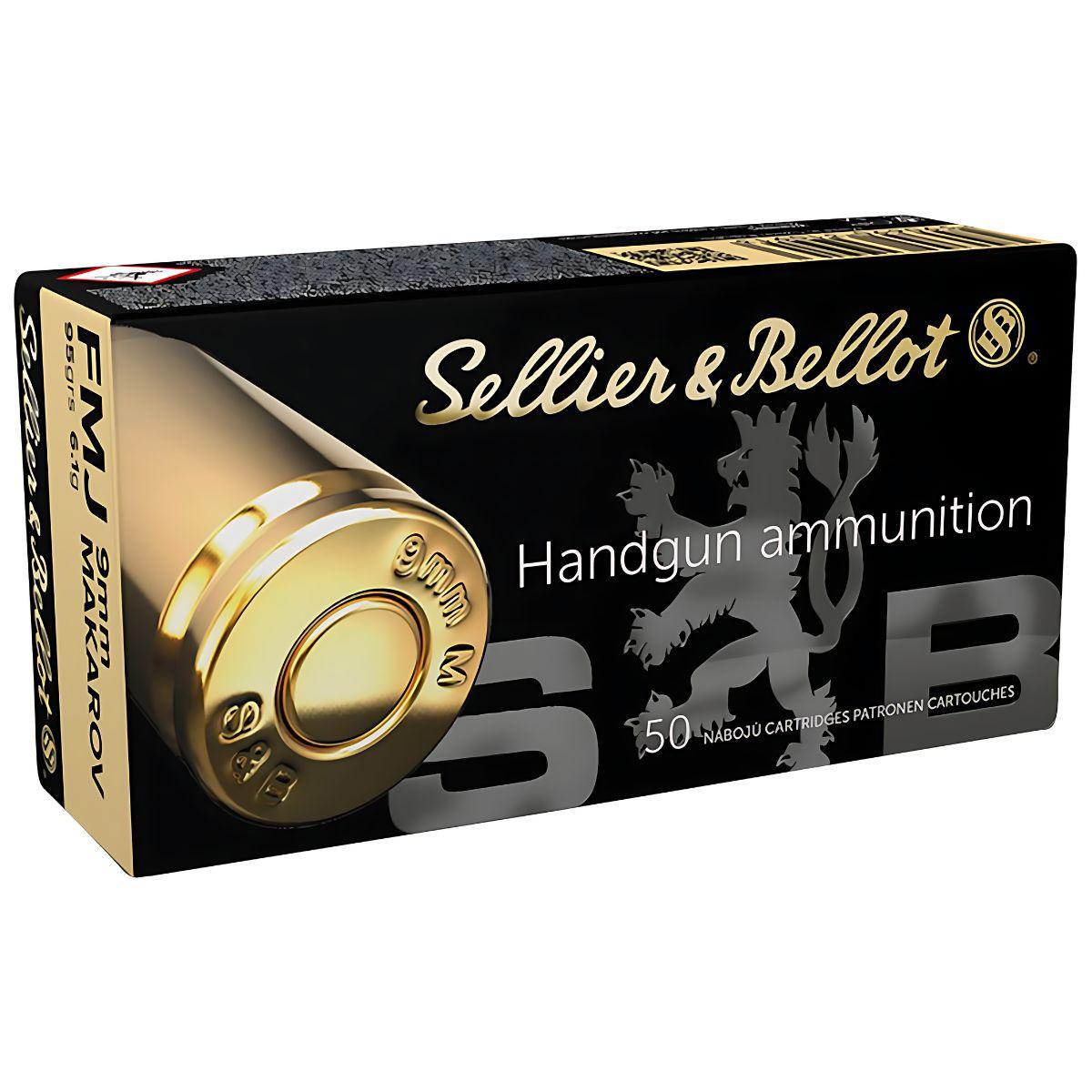 sellier bellot 9x18 makarov 6 1g fmj