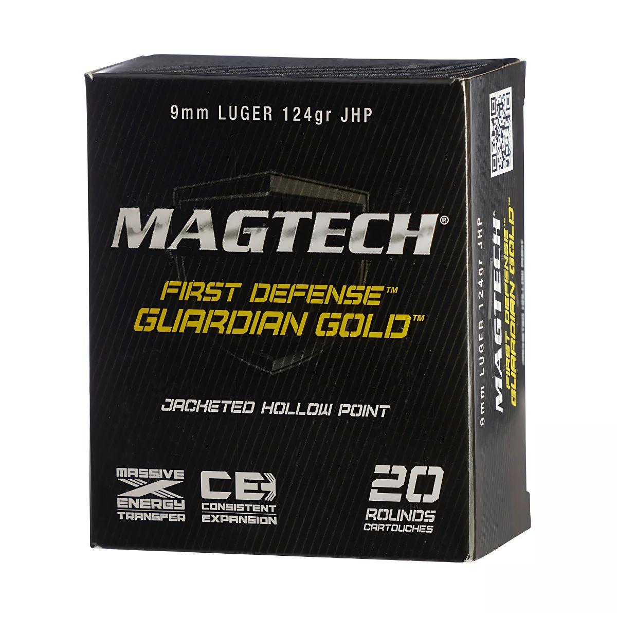 magtech 9x19 jhp guardian gold 124gr