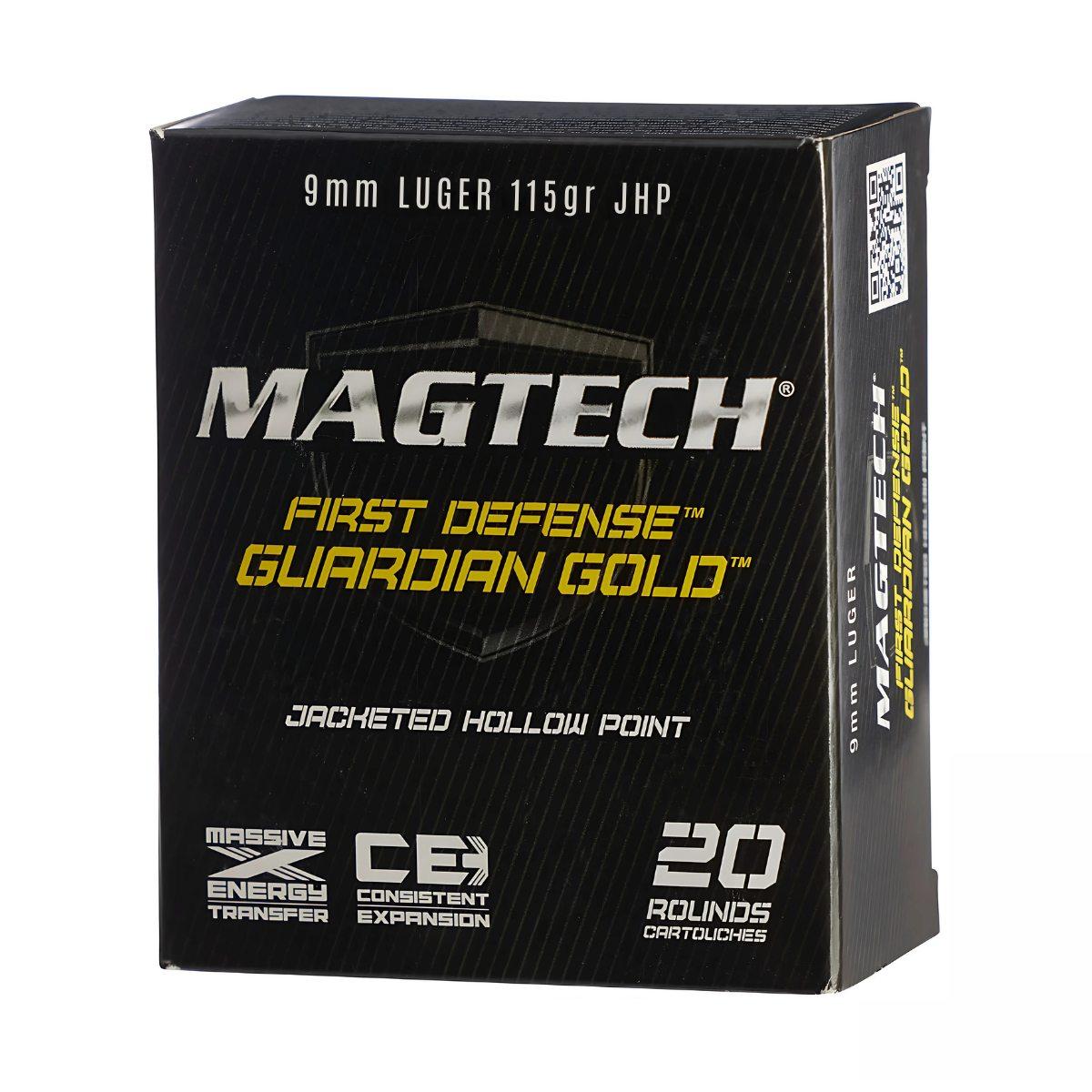 magtech 9x19 jhp guardian gold 115gr