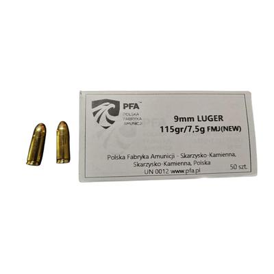 PFA NOWA 9x19 7,5g FMJ