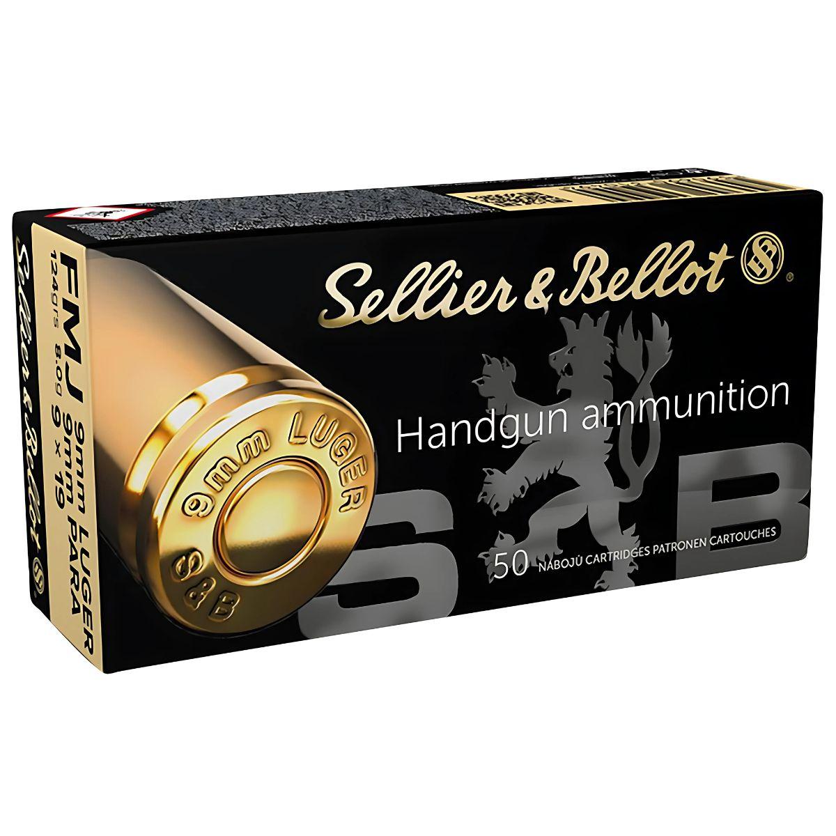 sellier bellot 9x19 8g fmj
