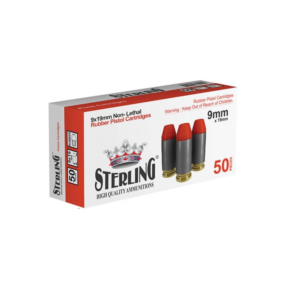 sterling 9x19 naboj gumowy