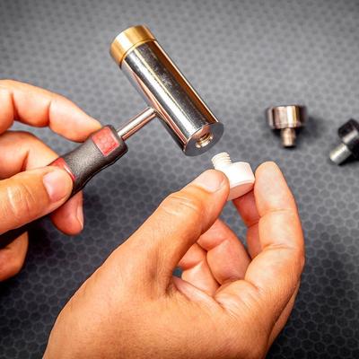 real avid zestaw wybijakow z mlotkiem accu punch hammer with brass steel pin punch set avhps b