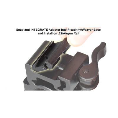 utg leapers adapter z szyny 11mm na szyne 22mm picatinny 2 szt mnt dt2pw01