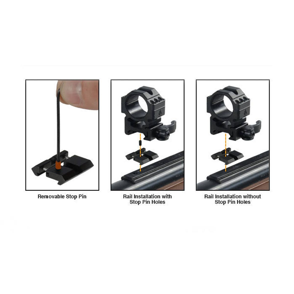 utg leapers adapter z szyny 11mm na szyne 22mm picatinny 2 szt mnt dt2pw01