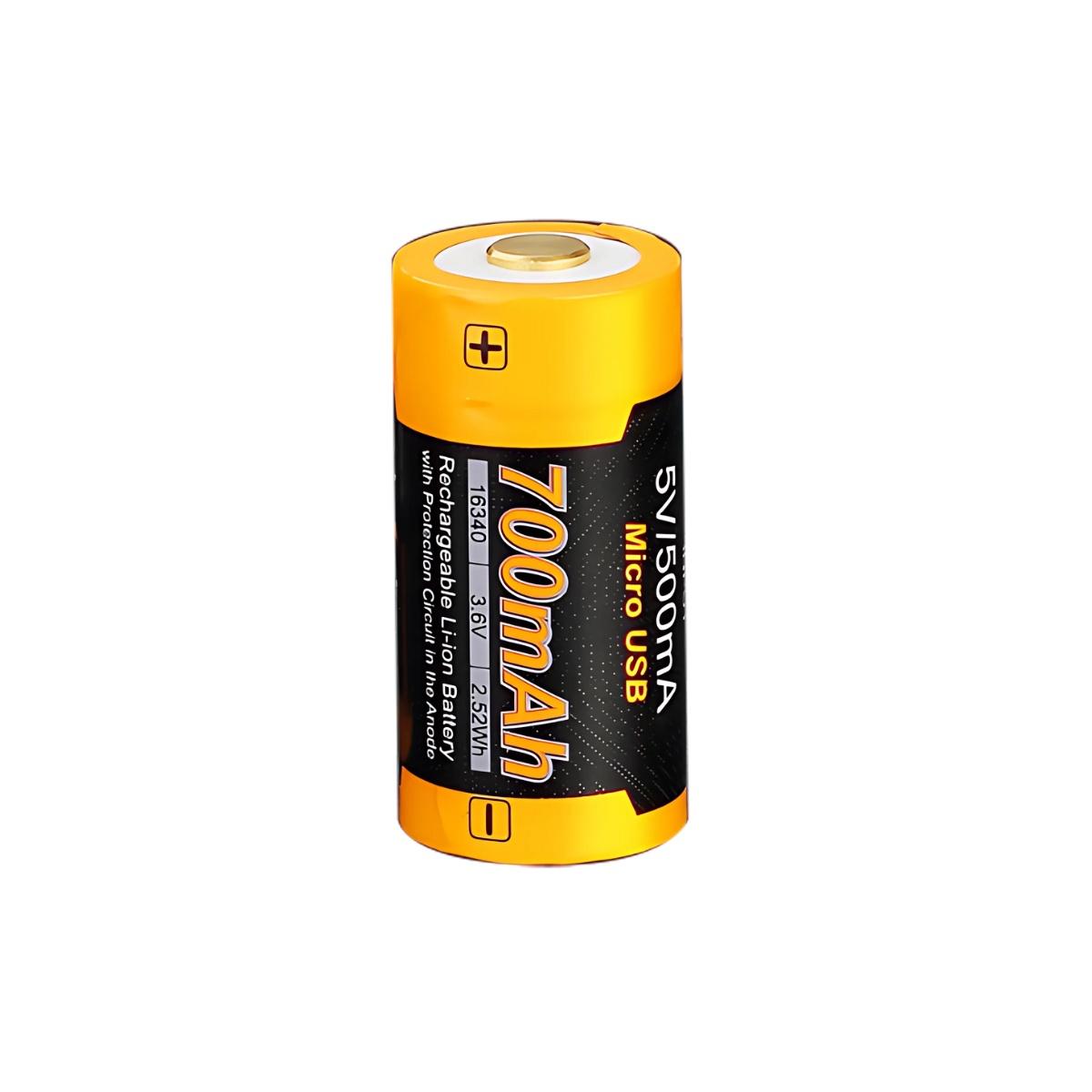 fenix akumulator usb 16340 rcr123 700mah arb l16 700up