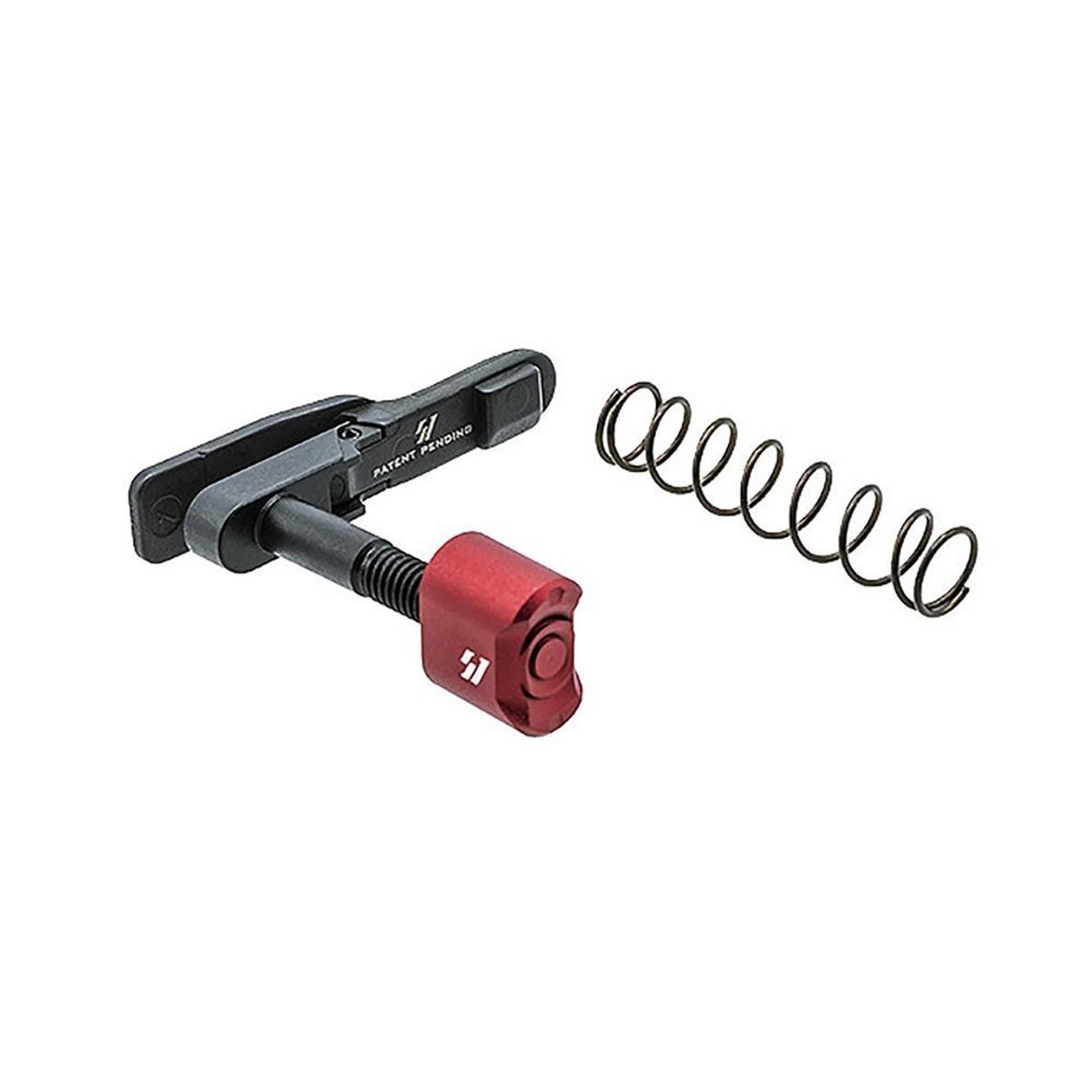 strike industries obustronny zwalniacz magazynka ambi mag release do platformy ar 15 czerwony si ar ambi mr red